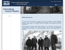 Tablet Screenshot of pbf-engineering.de
